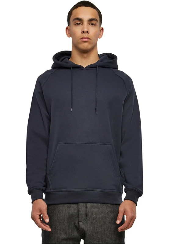 Urban Classics Men's Blank Hoody Jumper, Navy, 3XL