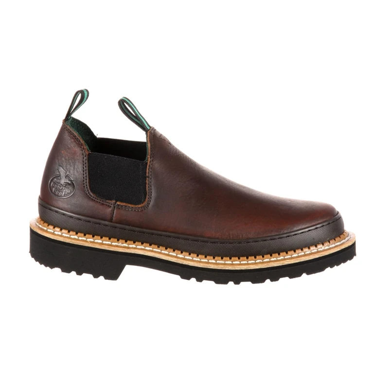 Georgia Boot Men's Giant Romeo Steel Toe Shoe-M Steel Toe Work Boot, Soggy Brown, 12