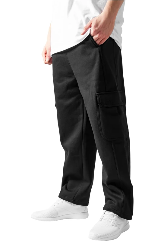 Urban Classics Men's cargo sweatpants, Black, 4XL - Image 1