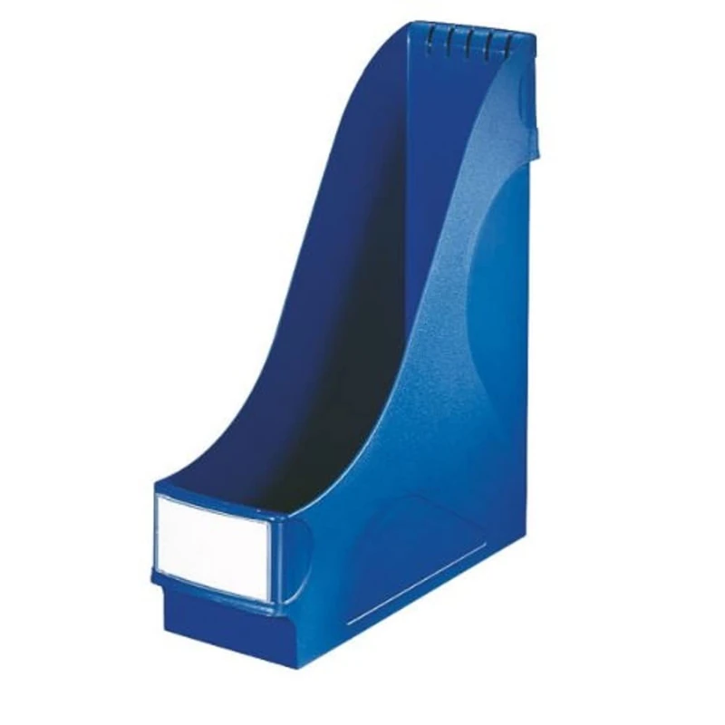 Leitz 24250035 Magazine File Extra Wide Pack of 8 Ideal for Storing and Storing Documents, Catalogues and Folders in A4 and US Format, Blue