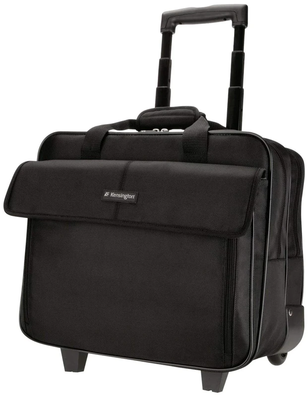 Kensington Roller Laptop Bag - Simply Portable Classic Roller Wheeled Laptop Bag for 15.6" inch laptop, notebook, MacBook, Ultrabook - Laptop roller case for men & women, ideal cabin bag (K62565EU)