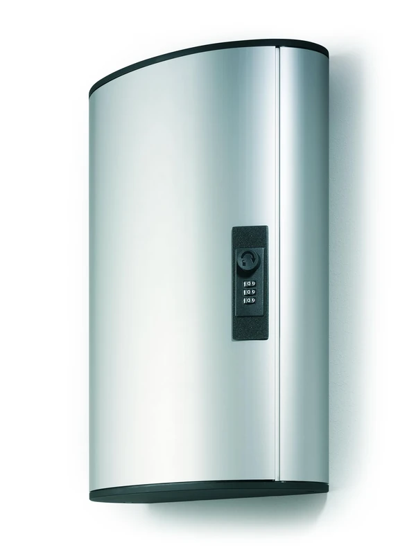 Durable Key Safe Box 72 - Wall Mounted Key Holder Cabinet with Combination Lock - Holds Upto 72 Key Clips - Securely Lock Keys Away - Made of Aluminium