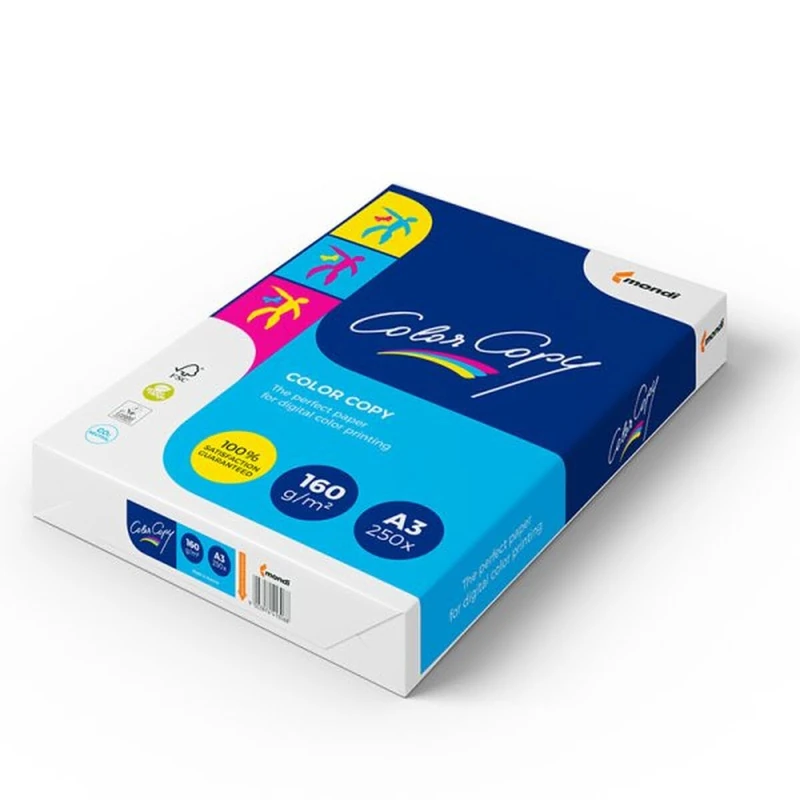 Color Copy A3 Paper - 160gsm, 5 packs of 250 sheets (Pack of 5)