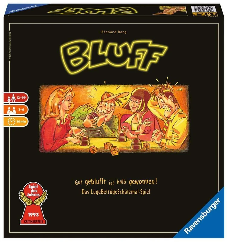 Ravensburger 27223 5 Bluff Game - 2 to 6 Players