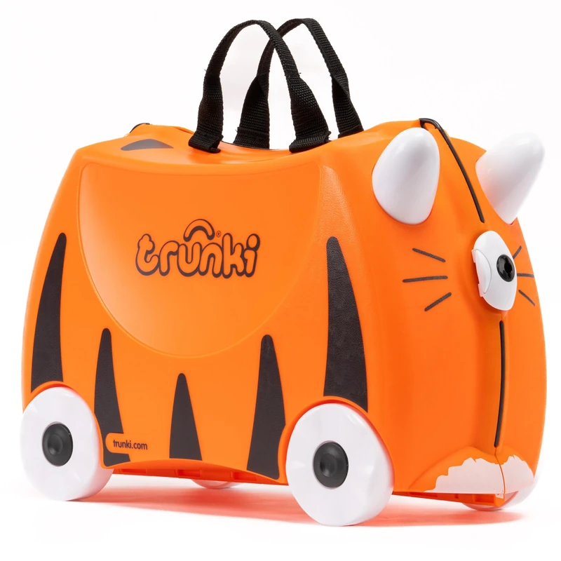 Trunki Children’s Ride-On Suitcase and Kid's Hand Luggage | Perfect Toy Gift for Toddler Boys & Girls: Tipu Tiger (Orange)