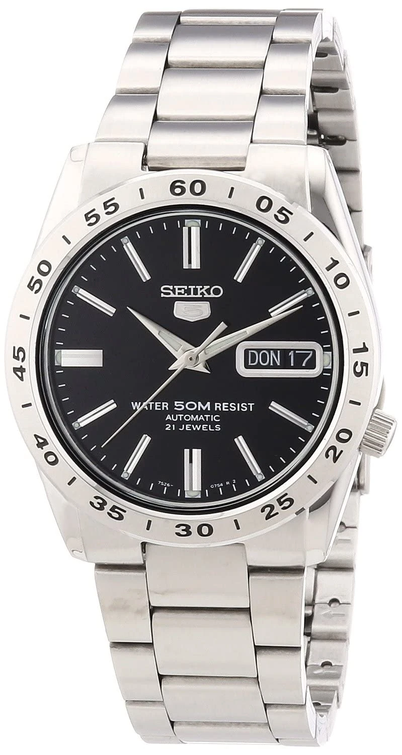 Seiko Men's Analogue Automatic Watch with Stainless Steel Bracelet – SNKE01K1