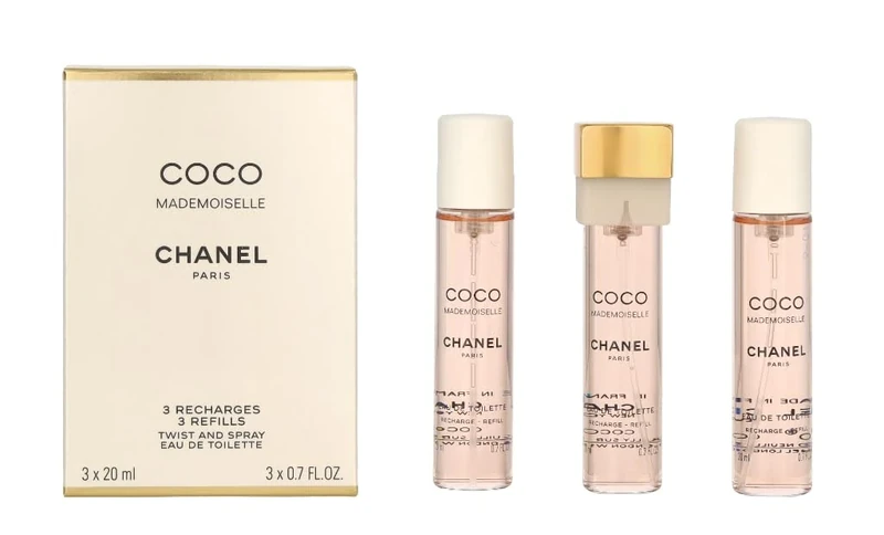 COCO MADEMOISELLE 3x20 ml edt vapo 60ml refill