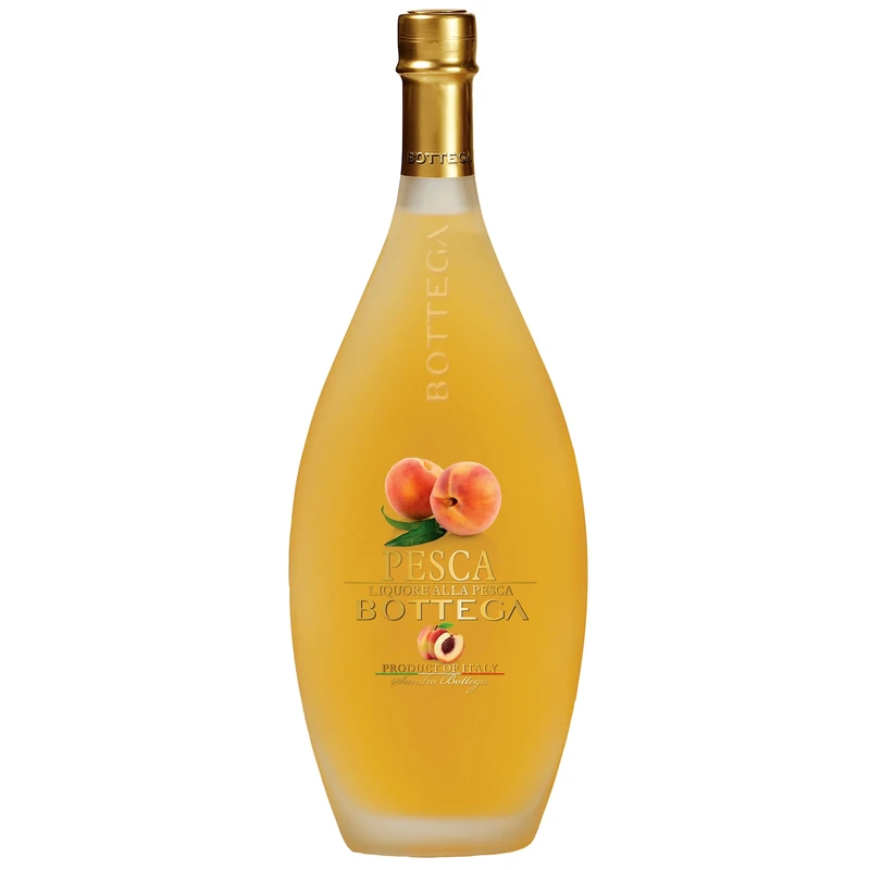Bottega Pesca Peach Liqueur 50cl 28% ABV - Fruity Cocktail Spirit