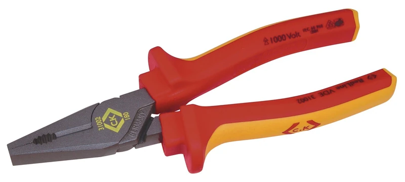 C.K 431003 RedLine VDE Combination Pliers 205mm - Red
