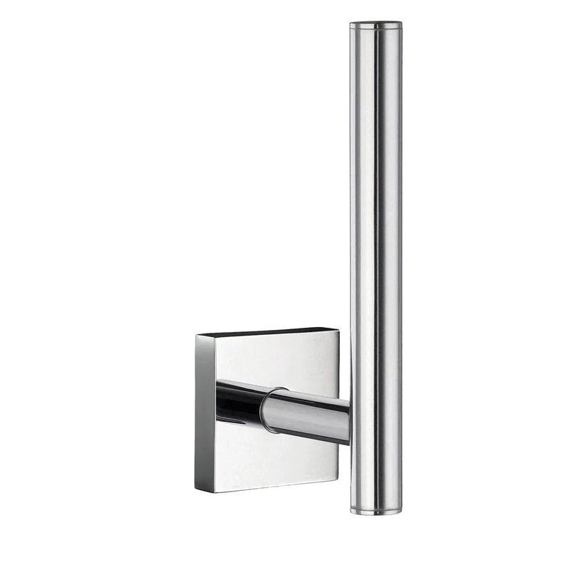 Smedbo "House" Chromed Spare Toilet Roll Holder, Polished Chrome, Silver, 4.6 x 6.6 x 14 cm