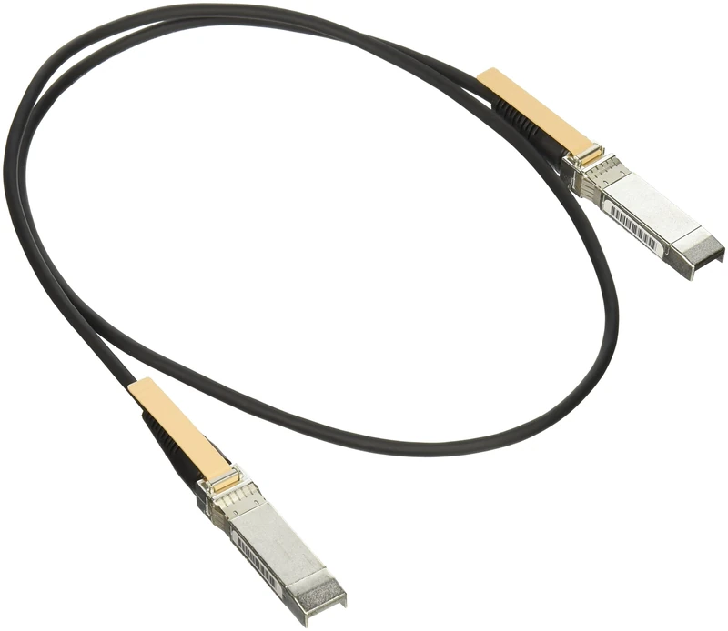 Cisco 10G Direct Attach Twinax SFP+ Cable, Passive, 30AWG Cable Assembly, 1m, copper, Beige, 5-Year Standard Warranty (SFP-H10GB-CU1M=)