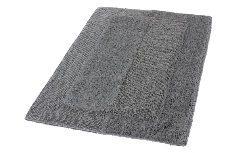 Kleine Wolke 85 x 150 cm 100 Percent Cotton Bath Rug, Slate