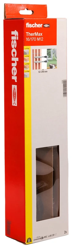 Fischer Thermax 12 and 16 Stand-Off Installation Set 16/170 M12-2 STK.