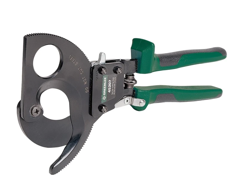 Greenlee Ratchet Cable Cutter, Center Cut, 11 in