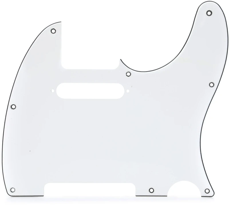Fender 099 1355/000 3 Ply White 8 Hole Mount Telecaster Pickguard