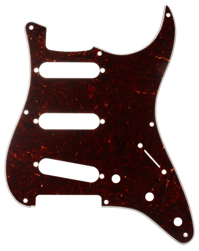 Fender 099 1349 4 Ply Tortoise Shell 8 Hole Mount S/S/S Stratocaster Pickguard
