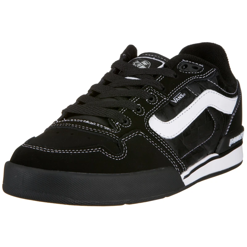 Vans Men's Rowley XLT Elite LS Nylon Check Black/White VF7Q3C8 12 UK