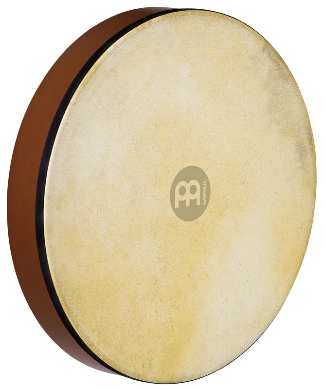 Meinl Percussion Hand Drum Instrument - Medium-Large Hand Drum with Goat Skin - Diameter 16 Inches - Siam Oak, Brown (HD16AB)