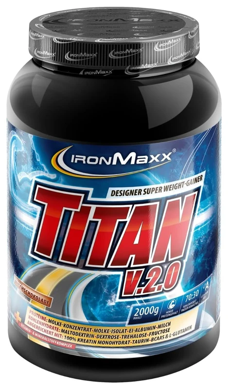 Ironmaxx 2000g Titan V.2.0 Chocolate Powder - Image 1