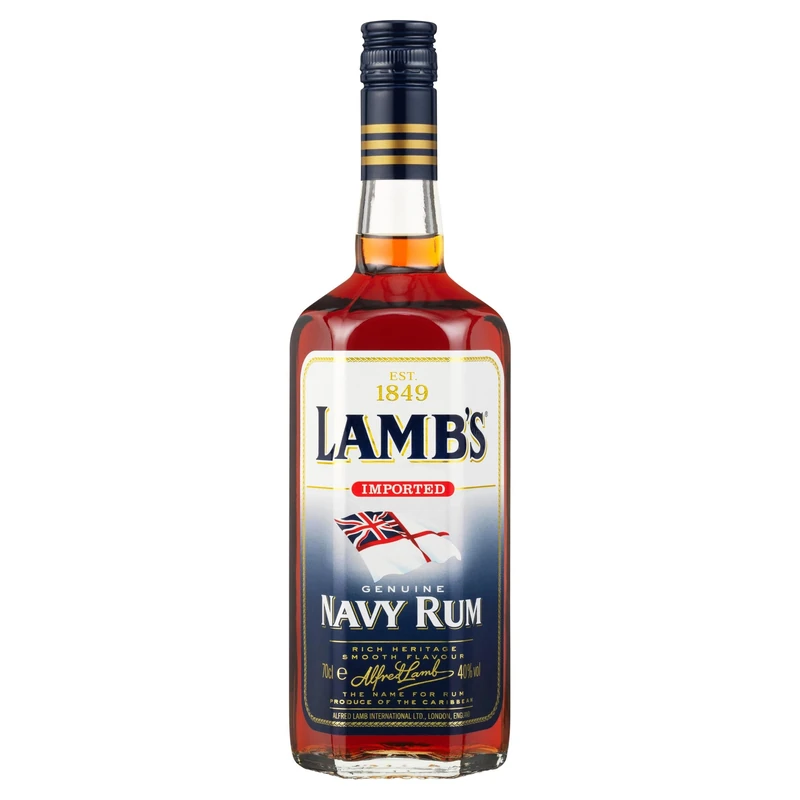 Lamb's Navy Dark Rum, 70cl (packaging may vary)
