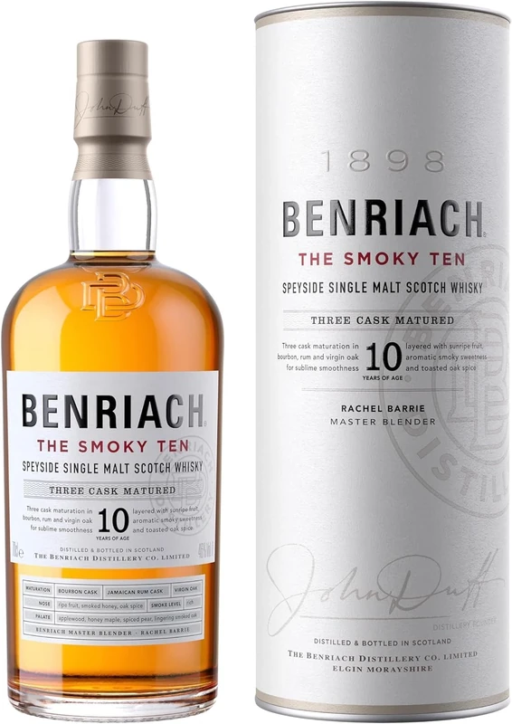Benriach The Smoky Ten Single Malt Scotch Whisky, 70cl
