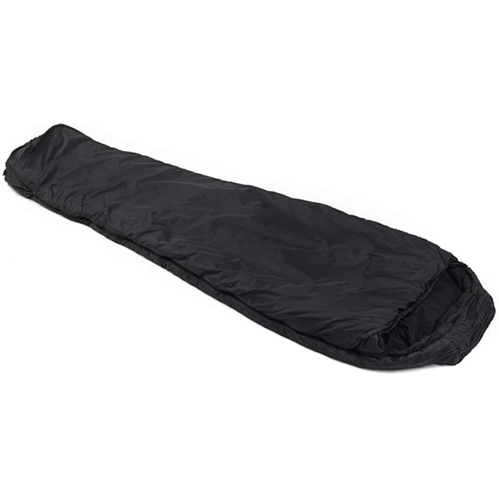 Snugpak | Tactical 3 | Military Sleeping Bag | TS1 Lined | UK Made (Black, Right Side Zip)