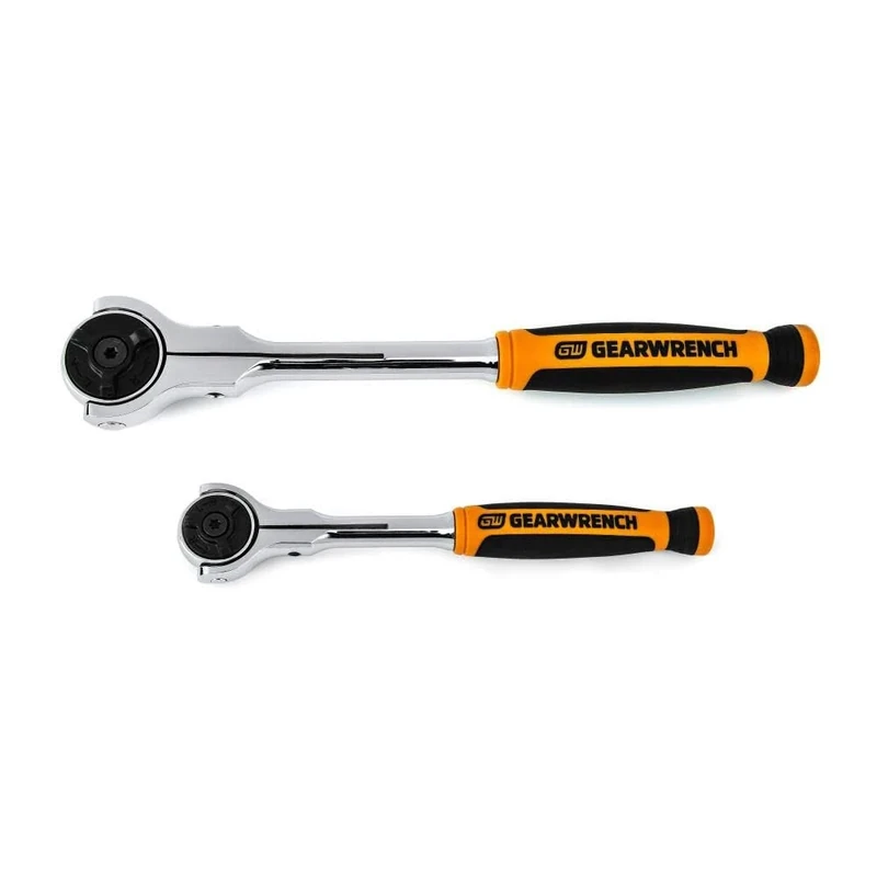 GearWrench 1/4 & 3/8 81223 2 Pc. Roto Ratchet Set- Cushion Grip