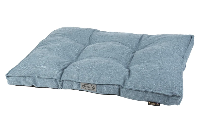 Scruffs Manhattan Mattress (Large), 100 x 70cm, Denim Blue