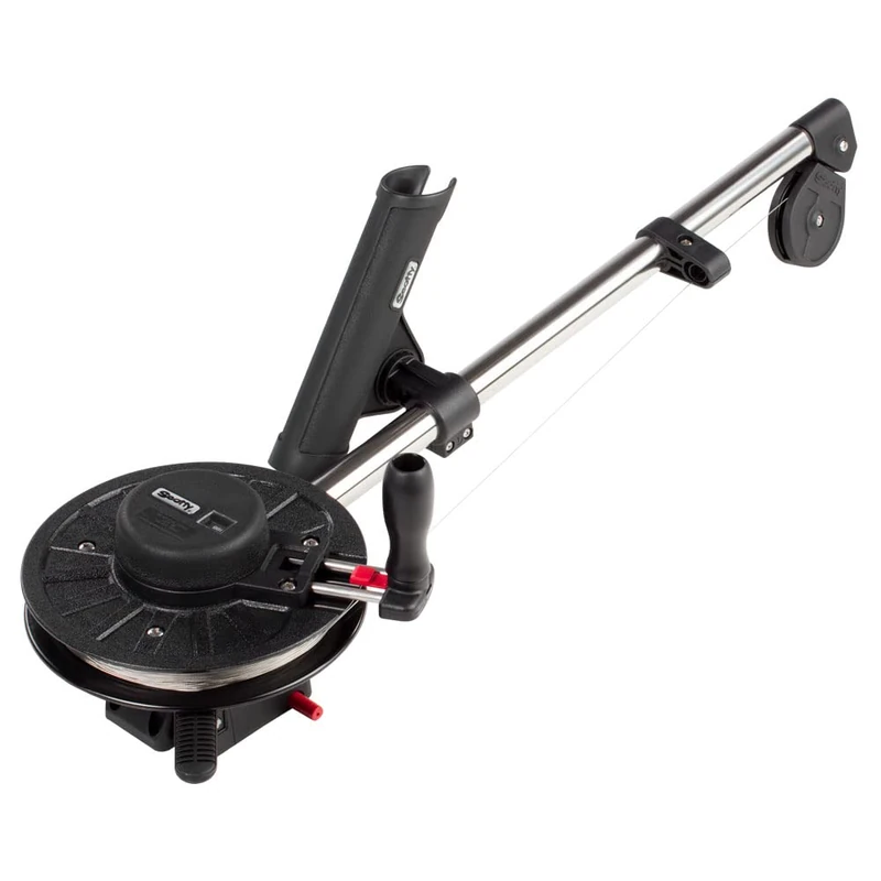 Boating Accessories Scotty #1085 Strongarm Manual Downrigger w/ 30-Inch Boom w/Rod Holder, Black
