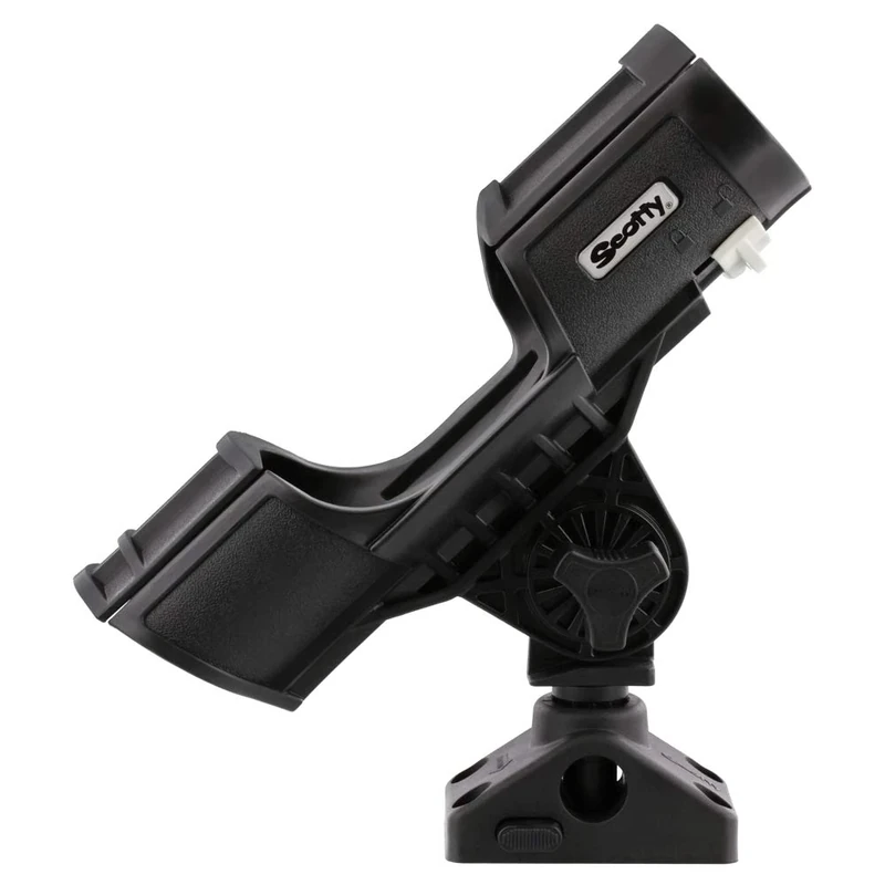 Scotty #400-BK Orca Rod Holder w/ #241L Side Deck Mount,Black,S