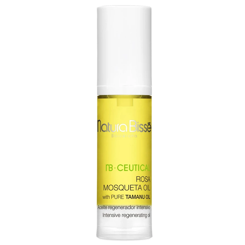 Natura Bissé Rosa Mosqueta Oil With Tamanu Oil | Facial Intensive Regenerating Oil With Pure Rosa Mosqueta Oil, Calendula Oil and Vitamin E | Moisturising Face Oil For Dry Skin | 1 fl. oz - 30 ml