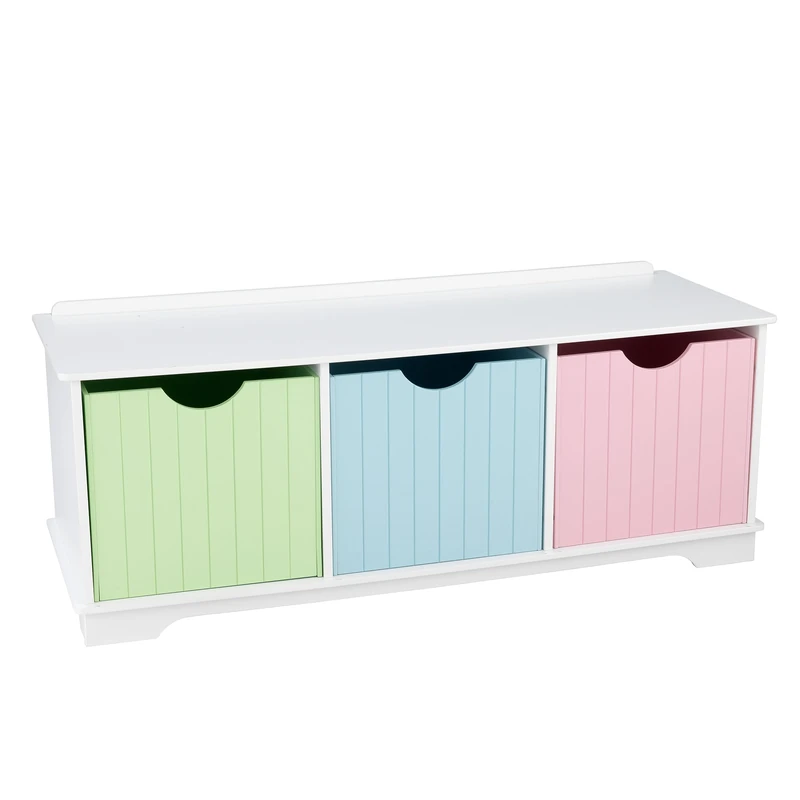 KidKraft Nantucket Storage Bench - Pastel