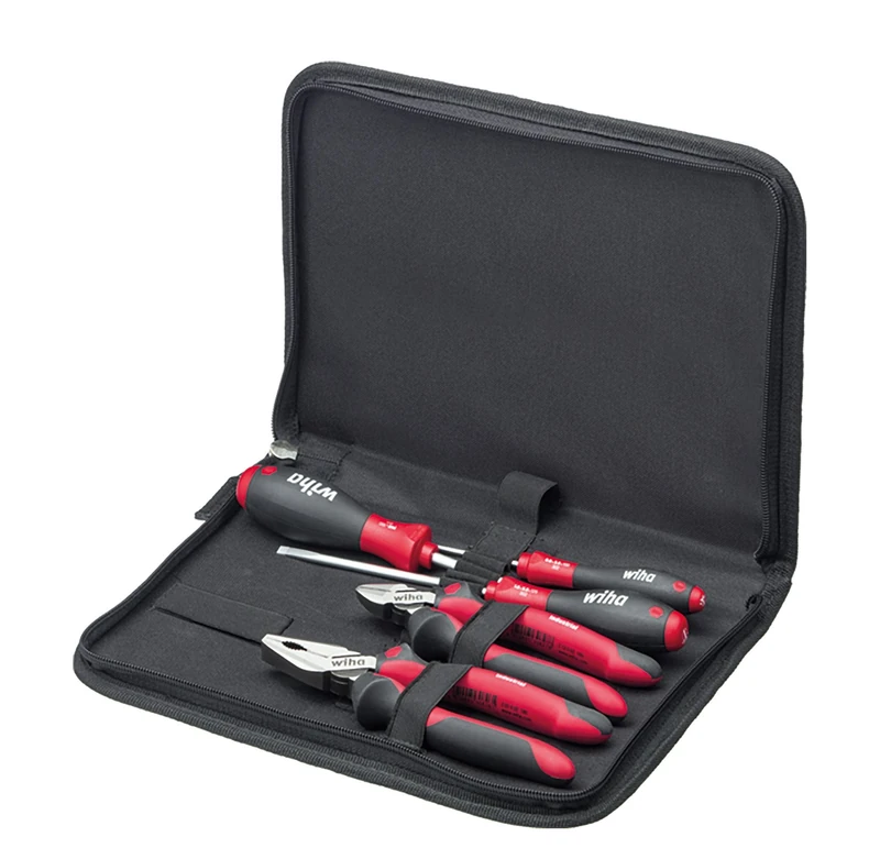 Wiha Z99000602 "Industrial Mix" Tool Set, Multi-Colour, 5-Piece