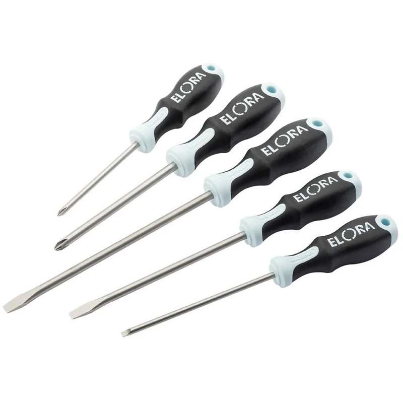 Draper 49129 Elora Stainless Steel Engineers Screwdriver Set, 5 Pieces