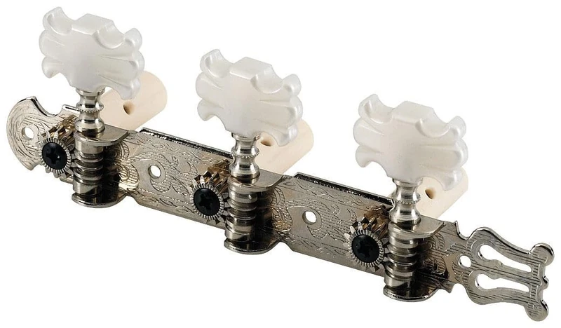 Grover 303N 3 Per Side Classical Guitar Machine Heads, Nickel