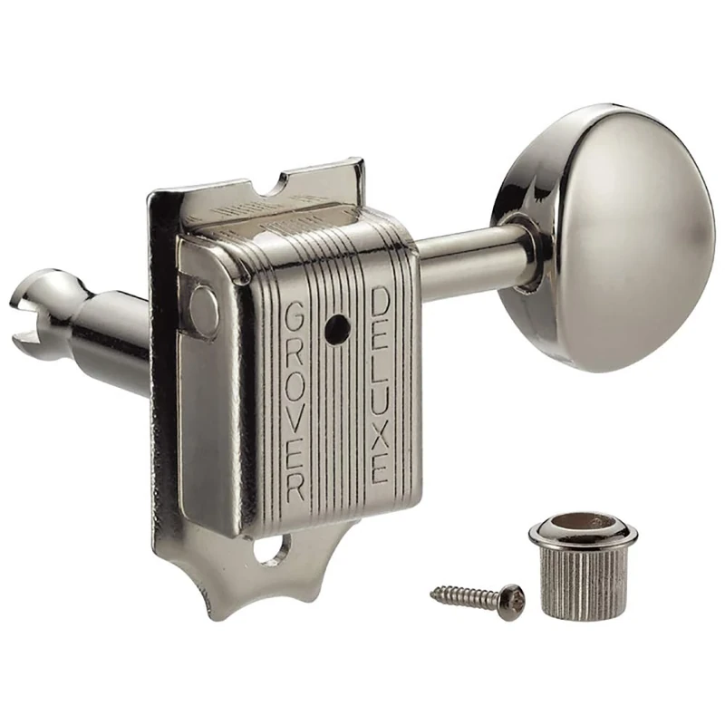 Grover 133N6 Deluxe 6 in Line Machine Heads, Nickel