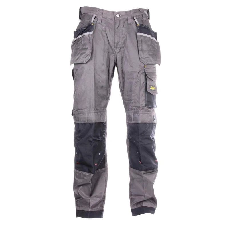Snickers Men's Duratwill Craftsmen Trousers - Muted Black, Size 36S - Image 1