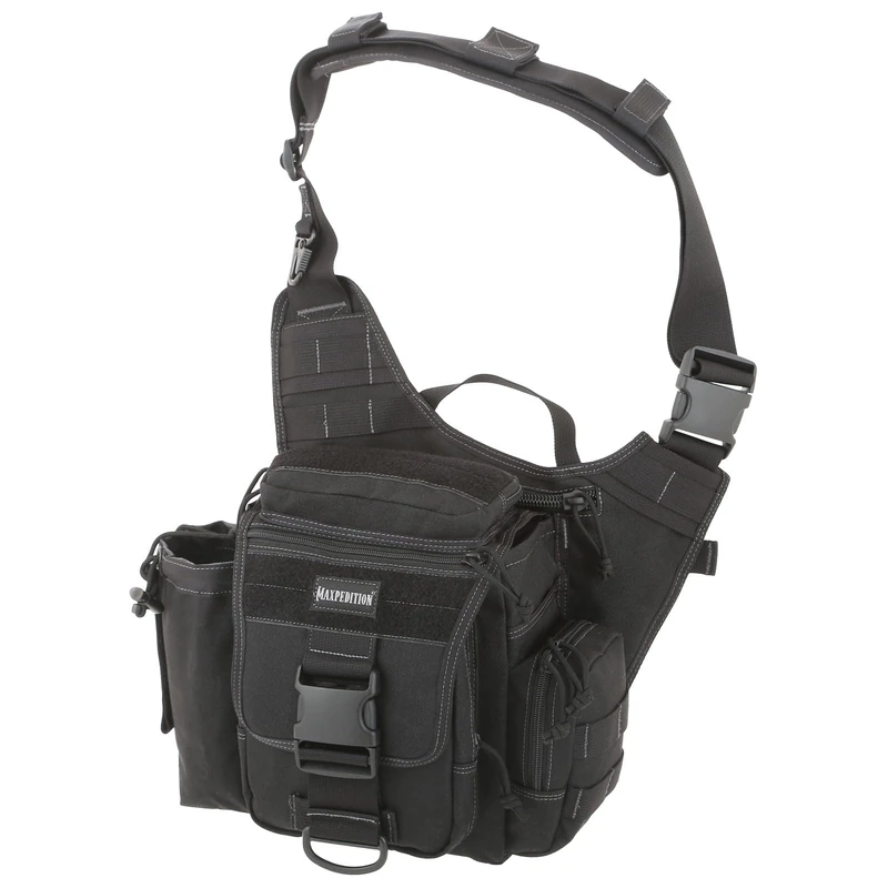 Maxpedition Jumbo Versipack Shoulder Bag - Black, 3.5lt