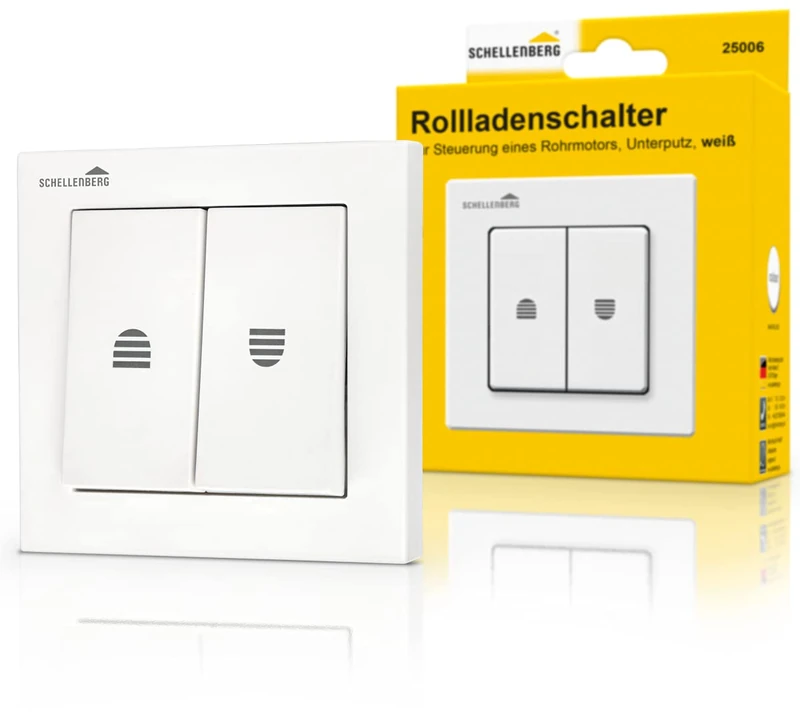 Schellenberg 25006 Roller Blind Switch for Flush-Mounting - Image 1