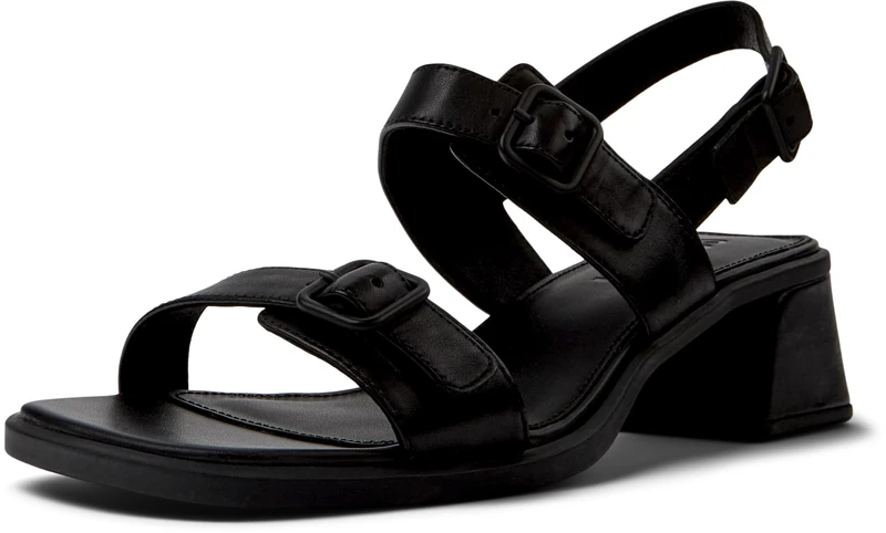 Camper Women's Ankle Strap, Black 001, 3 UK