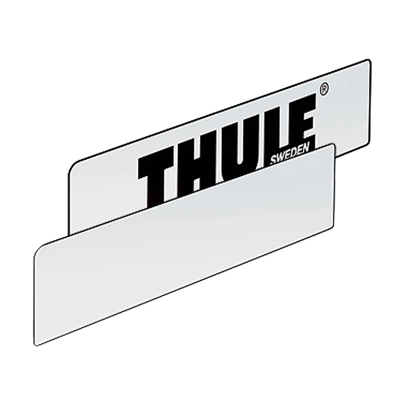 Thule 9762 – White Number Plate for the 975 and 976 bike racks - Image 1