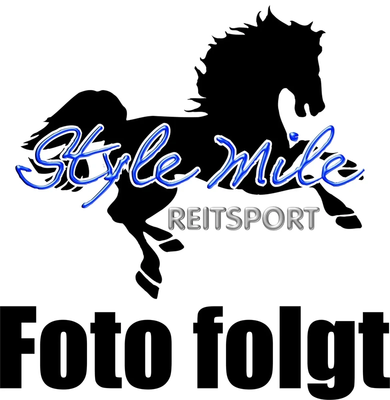 HKM Saddle pad-73816330.0646 Mittelblau/Rot Vollblut