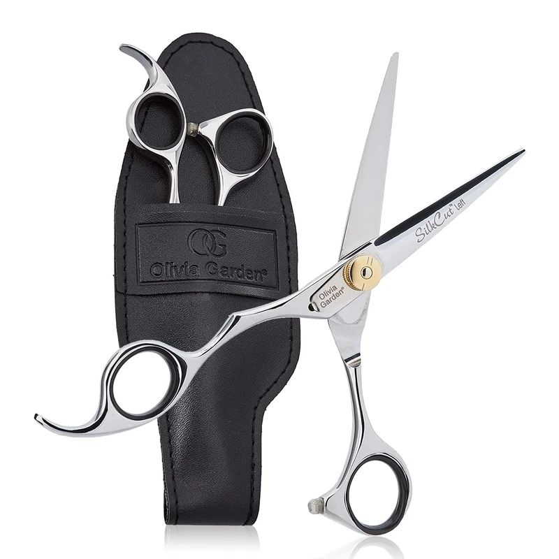 Olivia Garden Silkcut 5.0" - Right Hand Scissors - Precision Cutting, Ergonomic Handle, For Professional Hairdressers