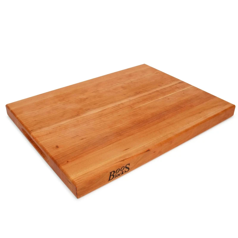 Boos Block Cherry Wood Chopping Board - Thick Wooden Chopping Board -Butchers Block Cutting Board - Safe for Food Preparation - 20 x 15 x 1.5 Inches