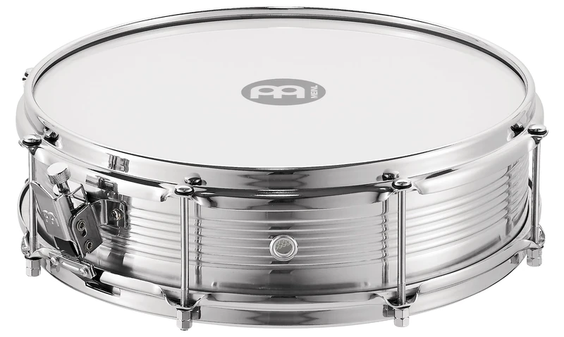 Meinl Percussion Aluminum Series Caixa - Large Percussion Instrument with Snare - Diameter 14 Inches - Aluminum, Silver (CA14) - Image 1