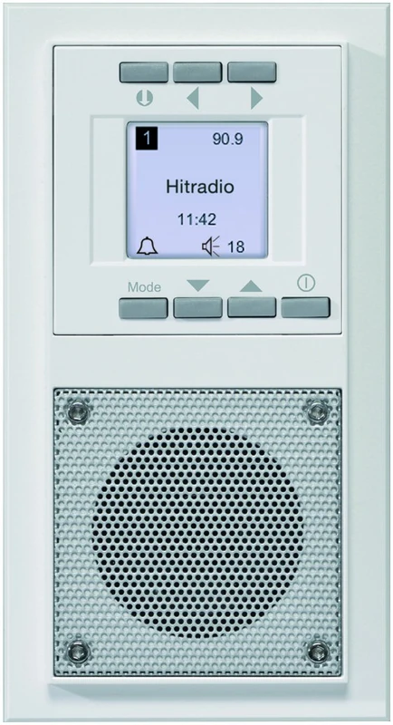 Peha D 20,485,02 Radio Flush-Mounted Radio in The Aura Design, D 20.485.02 Radio
