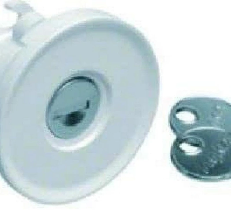 Cerradura con Llave de Sierra nº 1242E, escamoteable, armarios Univers IP44