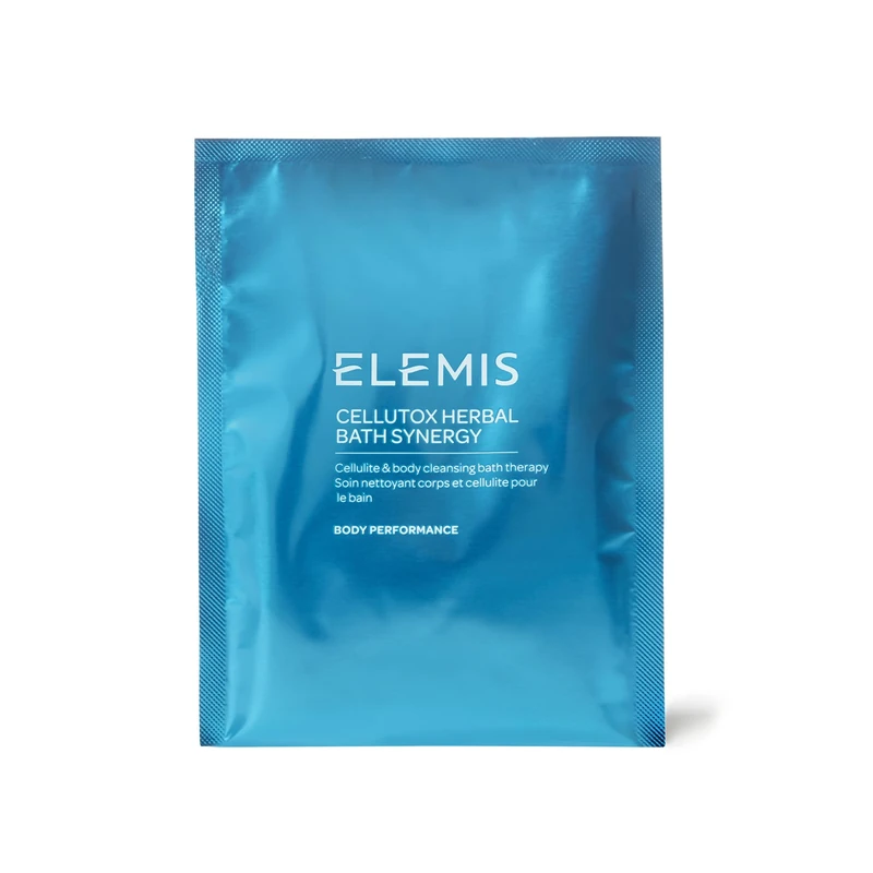 ELEMIS Cellulite Bath Synergy Sachets – Detoxifying & Stimulating Bath Soak with Algae & Sea Fennel Extracts, Cleanses & Revitalizes Skin, Pack of 10 (30g)