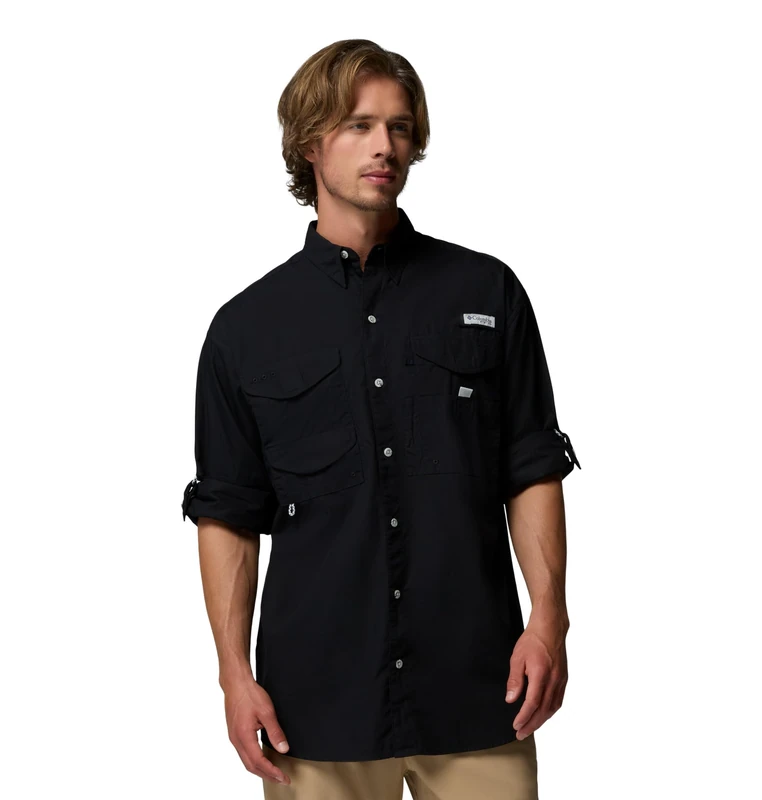 Columbia Sportswear Long Sleeve Bonehead Shirt BLACK XX-Lg - Image 1