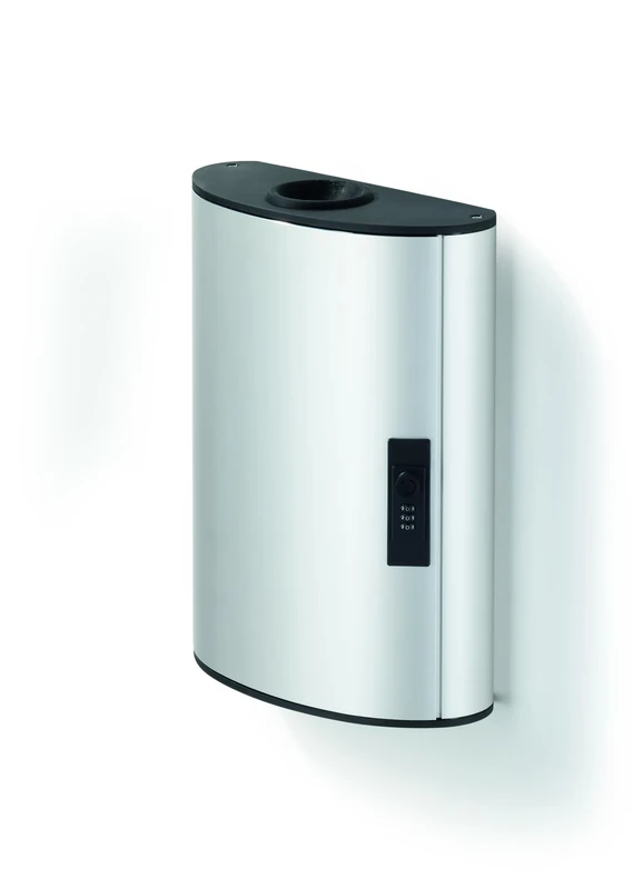 Durable Key Safe Box Plus - Wall Mounted Combination Lock Key Holder Cabinet for up to 54 Key Clip Keys with aditional key drop off slot - Aluminium Keysafe including 6 Key Clip Tags, Silver